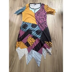 Disney Nightmare Before Christmas Sally Costume Dress Adult large